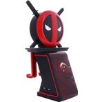 Exquisite Gaming Kablo Adamları LED Simgeleri: Marvel Deadpool - Şarj Telefonu ve Kumanda Tutucu - Işıklı Oyun Kumandası/Cep Telefonu/Cihaz Şarj Tutucu, 4' Şarj Kablosu Dahil