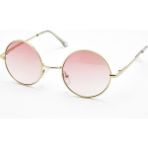 Extoll Yuvarlak Cam John Lennon Bayan Erkek Güneş Gözlüğü Unisex Gözlük ex608 - Pembe