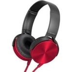 Extra Bass MDR-XB450 Mikrofonlu Kablolu Kulaklık - Kırmızı