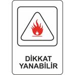 Extra Fix 16x24 cm Pvc Dikkat Yanabilir Uyarı Lehvası