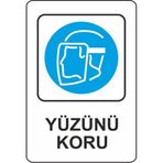 Extra Fix 16x24 cm Pvc Yüzünü Koru Uyarı Levhası