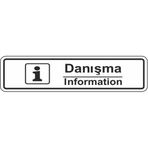 Extra Fix 7x24 cm Pvc Danışma Informatıon Levhası