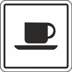 Extra Fix Pvc Cafe Uyarı Levhası