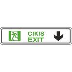 Extra Fix Pvc Çıkış-Devam Uyarı Levhası