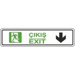 Extra Fix Pvc Çıkış-Devam Uyarı Levhası