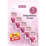 Extrem Manolya Dolap ve Çekmece Kokusu | 5'li Set - Doğal Esanslı - Güve ve Neme Karşı - Çeyizlik için