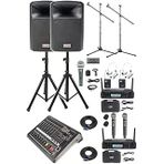 Extreme Paket-3 Mixer Hoparlör Mikrofon Full Ses Sistemi Seti