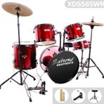 Extreme XDS565WR Kırmızı Bateri Davul Seti