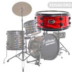 Extreme XDS665RD Metalik Kırmızı Bateri Seti | Sahne Işıltısı Yüksek Performans