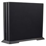 eXtremeRate Black Vertical Stand for ps4 Pro Console, Steady Base Mount Holder for ps4 Pro Console, Bracket Stand for ps4 Pro Console with Built-in Cooling Vents Non-Slip Feet
