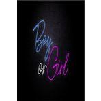 Extremmotif Boy Or Girl Neon Led Işıklı Tabela Neon Led