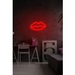 Extremmotif Lips Dudak Neon Led Duvar Yazısı Dekoratif Işıklı Gece Lambası Duvar Süsü