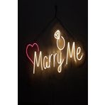 Extremmotif Mary Me Neon Led Yüzük Led Tabela Düğün Nişan Organizasyon