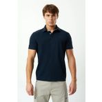 Exuma 1412034 Lacivert Polo Yaka Erkek T-shirt
