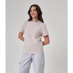 Exuma 1522110 Pudra Pembe Kadın T-shirt