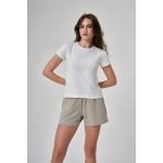 Exuma 1522188 Beyaz Kadın T-shirt