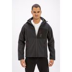 Exuma Erkek Softshell Mont - Siyah - Siyah