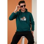 Exxe 6141004 Petrol Erkek Sweatshirt