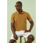 Exxe Pamuklu Regular Fit Düğmeli Polo T Shirt Erkek T Shirt EX661D - Safran