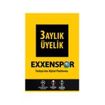 Exxen Reklamlı Spor 3 Ay Üyelik