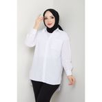 exxitcollection Kadın Terikoton Boyfriend Tesettür Gömlek