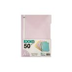 Exxo Pp Pastel A4 Lavanta 50'li Paket Telli Dosya
