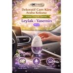 EXXTREM Hediyelik Oda ve Araba Kokusu Leylak Yasemin | Küre Cam Şişe | Özel Günler için Hediye (100ml)