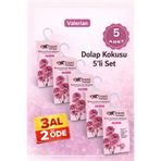 EXXTREM Valerian Dolap ve Çekmece Kokusu | 5'li Set - Doğal Esanslı - Güve ve Neme Karşı - Çeyizlik için