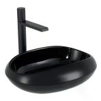 EY-4710S Tezgah Üstü Lavabo Parlak Siyah