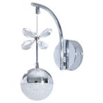 EY-EL TASARIM KROM KRİSTAL TAŞLI ŞIK SARKIT LED APLİK