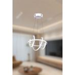 Ey Shop Modern Beyaz Güney Model Tek Renk Lüks LED Avize - Sarı Led Işık