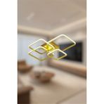 Ey Shop Modern Eskitme 4'lü Kare Model Tek Renk LED Avize - Beyaz Led Işık