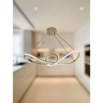 Ey Shop Modern Eskitme Papyon Model 3 Renk (Beyaz & Sarı & Günışığı) LED Avize