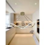 Ey Shop Modern Eskitme Papyon Model 3 Renk Kumandalı (Beyaz & Sarı & Günışığı) LED Avize