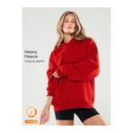 EYAX MODA KADIN BÜYÜK BEDEN KAPŞONLU SWEATSHIRT