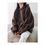 EYAX MODA KADIN KAPÜŞONLU SWEATSHIRT - Büyük Beden Sweatshirt