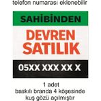 Eyba Sticker Baskılı Branda Çeşitleri Satılık - 110x70