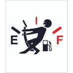 Eyba Sticker Sticker Yakıt Göstergesi Depo Kapağı Sticker - 1 - GTR
