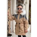 Eybabykids Kız Çocuk Krem Mont