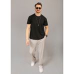 Eydamoon Erkek Gri Baggy Tarz Paraşüt Kumaş Bol Paça Esnek Bel Eşofman Altı - 2XL