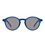 Eye Connection Oval Unisex Lacivert Plastik Çerçeve Füme Polarize UV400 Güneş Gözlüğü, WL-314AAP-EYE