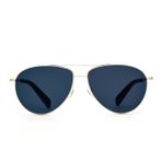 Eye Connection Rush Damla Unisex Aviator Gri Metal Çerçeve, Füme UV 400 Güneş Gözlüğü