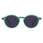 Eye Connection Wıllıam Unisex Oval Yeşil Güneş Gözlüğü, Plastik Çerçeve, Füme Polarize UV400 Cam
