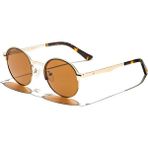 Eye Of Horus EOH4013 C1 Sarı Metal Unisex Güneş Gözlüğü - Sarı (Gold)