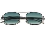Eye Of Horus EOH5004 C2 Yeşil Degrade Ultra Hafif Metal Kare Unisex Güneş Gözlüğü - Siyah