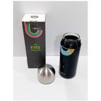 Eye Of Içi Cam Dışı Çelik Matara 280 Ml Siyah