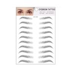 Eyebrowz Kaş Dövmesi Sticker Kalıcı Suya Dayanıklı Doğal Kaş Kalemi Dövme