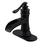 Eyekepper banyo musluk şelale Lavabo Armatürü yağla ovulmuş bronz, 9197N