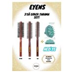 Eyens 3'lü Erkek Tarama Seti + Duş Masaj Tarağı Saç Fırçaları 200 Derece Fön Isısına Dayanıklıdır