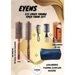 Eyens Çanta Hediyeli 4'lü Şekillendirme Seti ( Saç Fırçası 200 Derece Fön Isısına Dayanıklıdır)